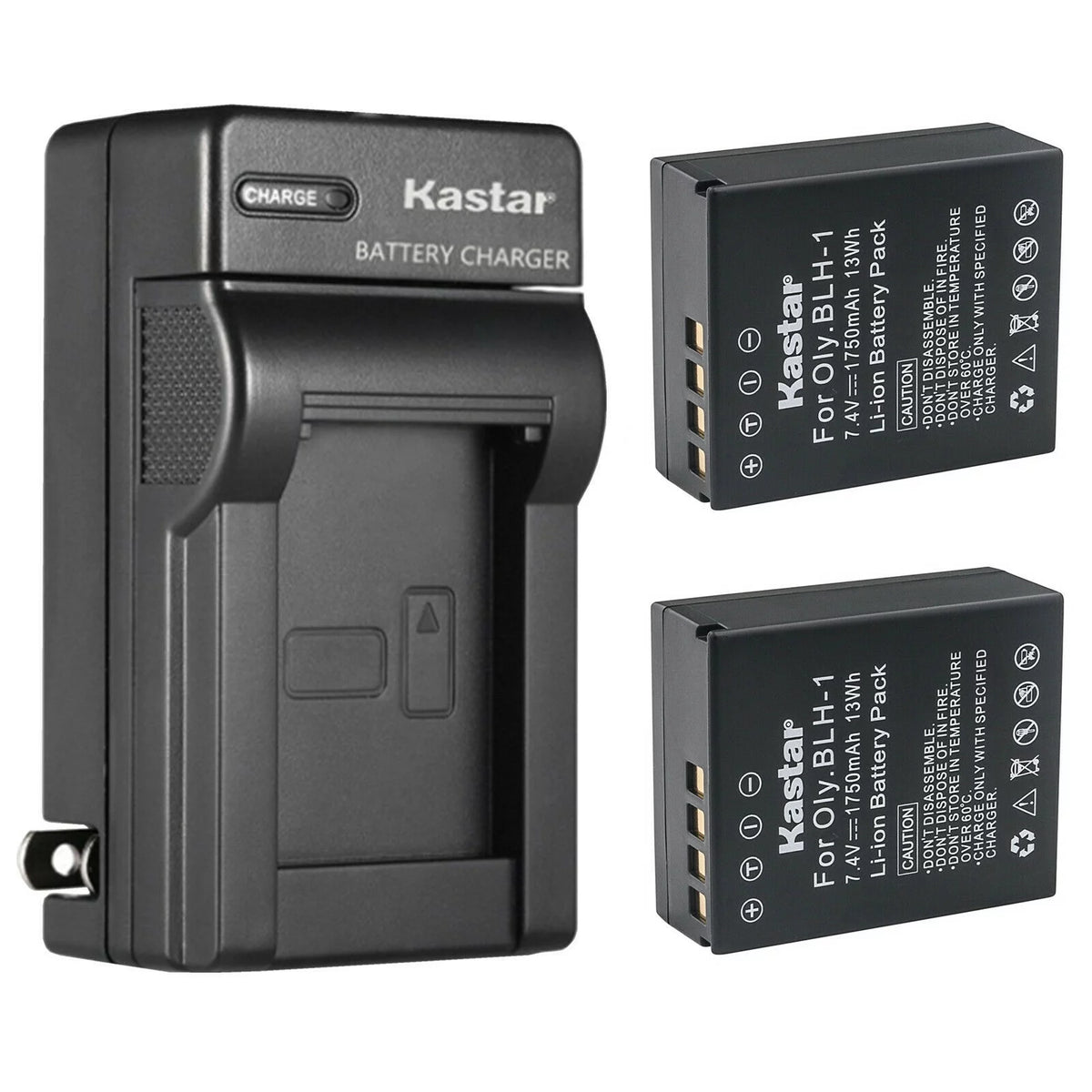 2-Pack Battery and AC Wall Charger C6807