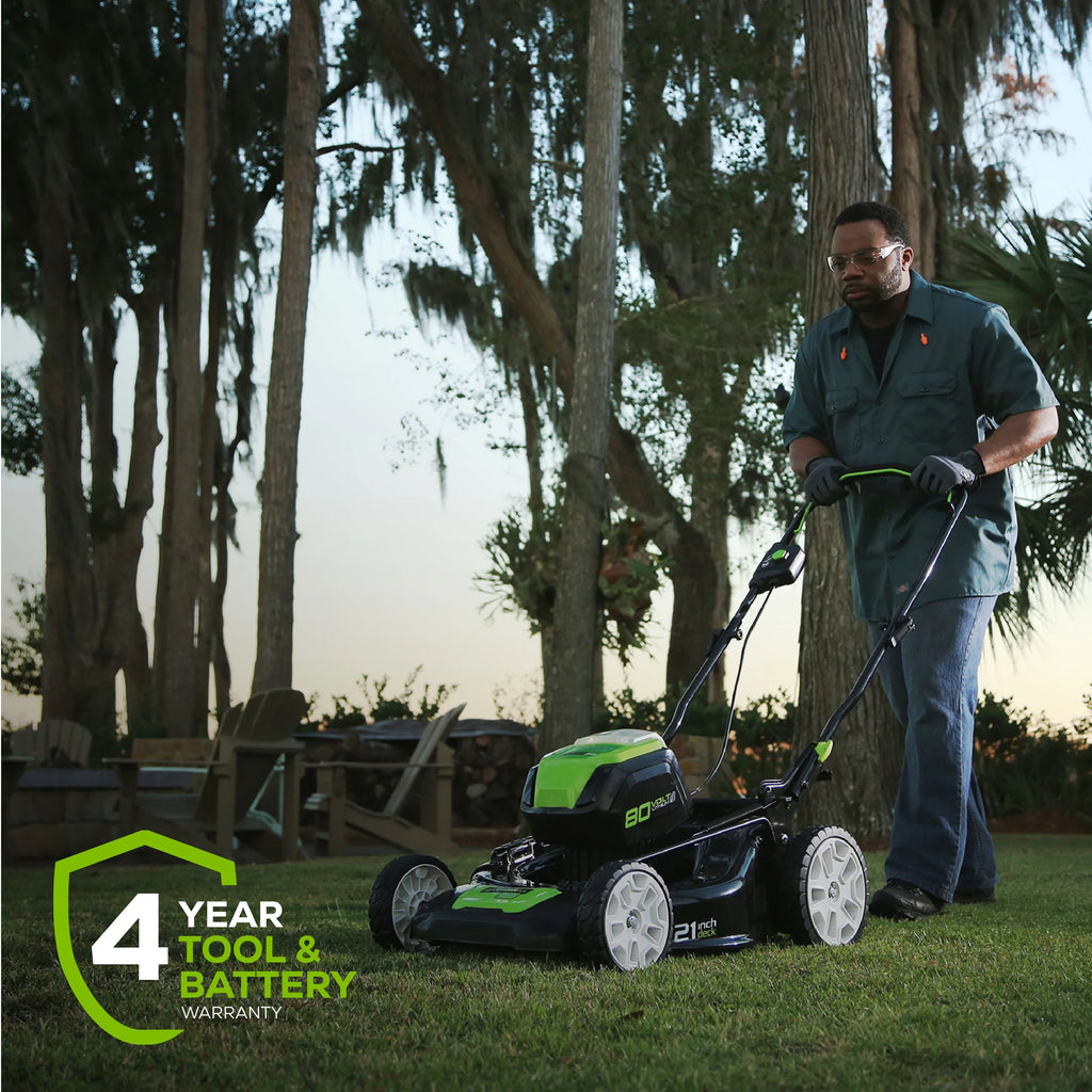 80V 21 Self Propelled Mower 5Ah Battery & Charger L98318