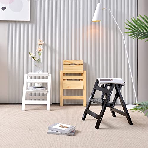 Foldable Wooden Step Stool L3047