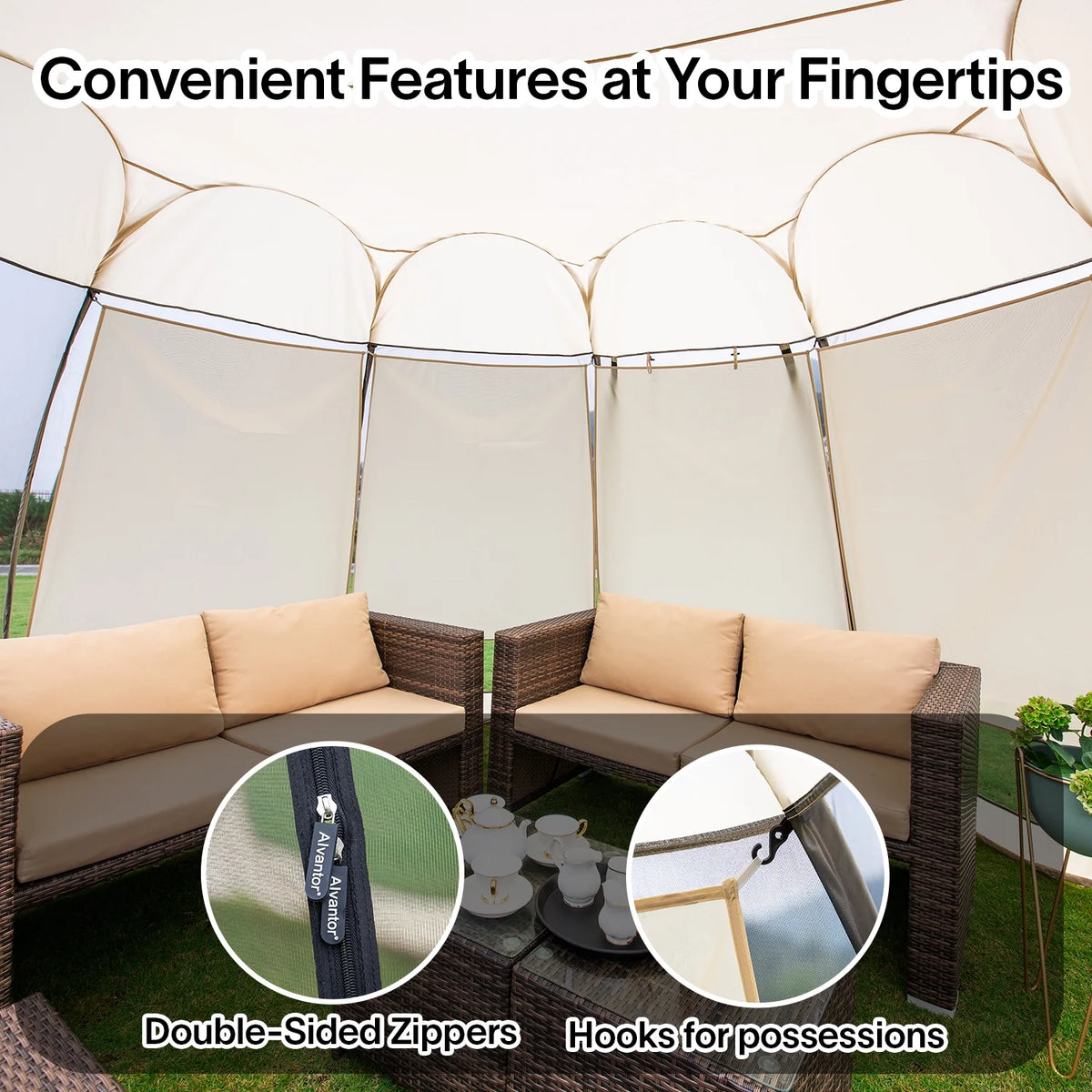 Pop Up Screen House Tent 6'X6' I4623