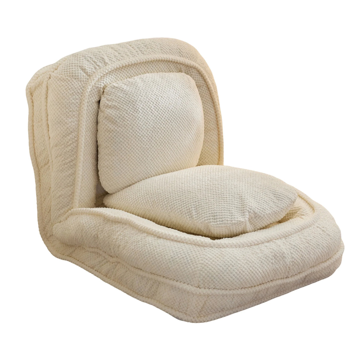 White Lazy Sofa Floor Couch I7260
