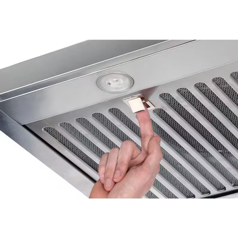 30 in. 340 CFM Convertible Under Cabinet Range Hood in Stainless Steel G3370