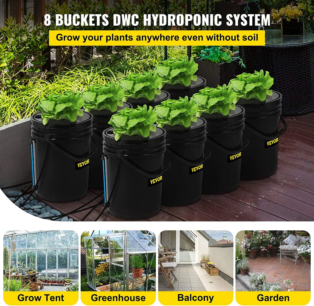 5 gal DWC Hydroponic System F8572