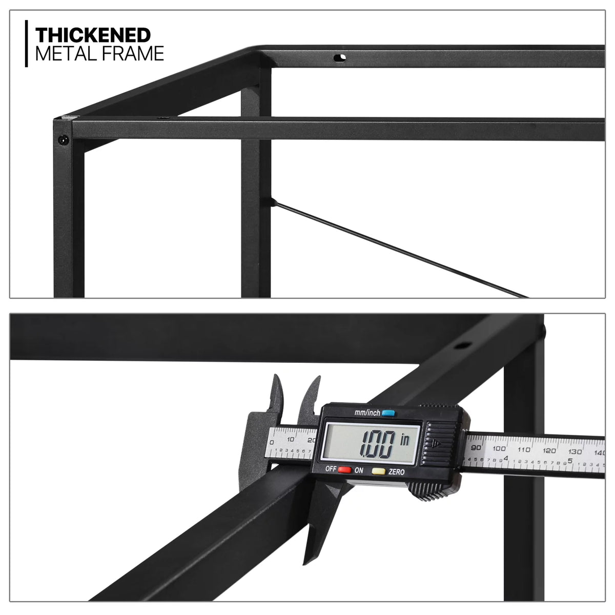 55" Black Computer Desk with Storage Bag T139