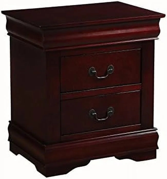 2 Drawer Cherry Nightstand O385843