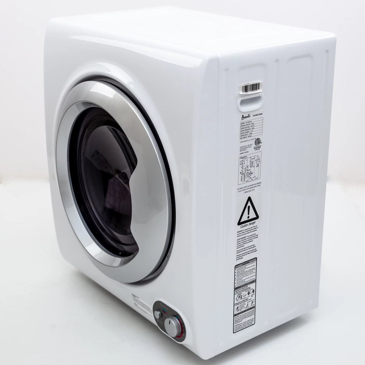 2.6 Cu. Ft. Front Load Electric Dryer White L3138