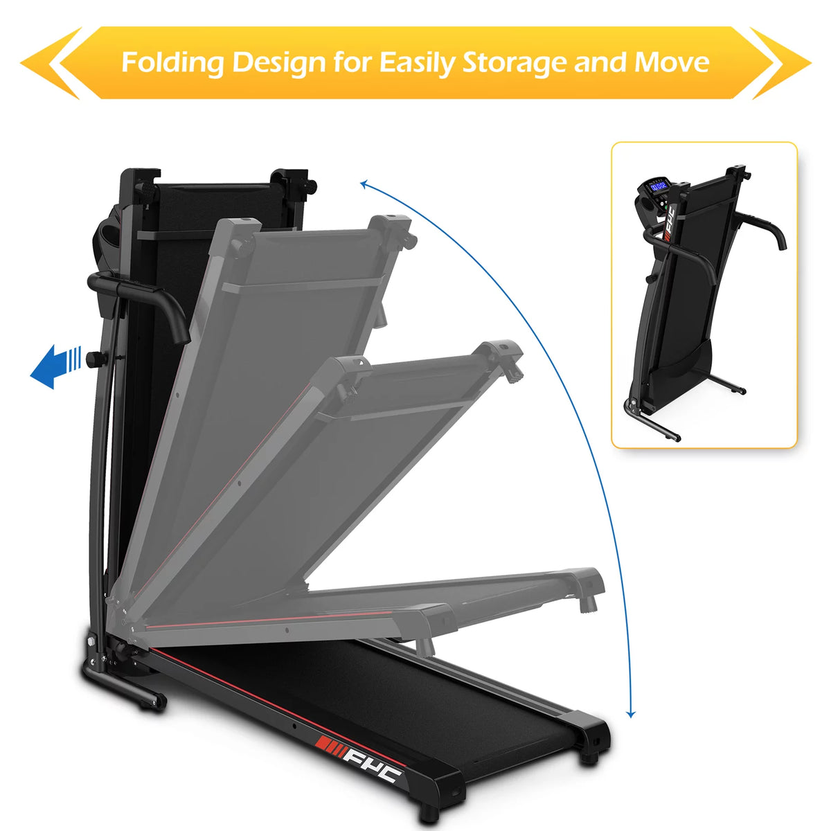 1.5HP Folding Treadmill H78531