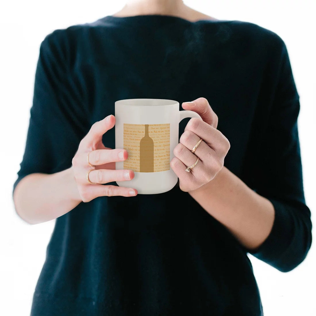 White Ceramic 15oz Mug T54126
