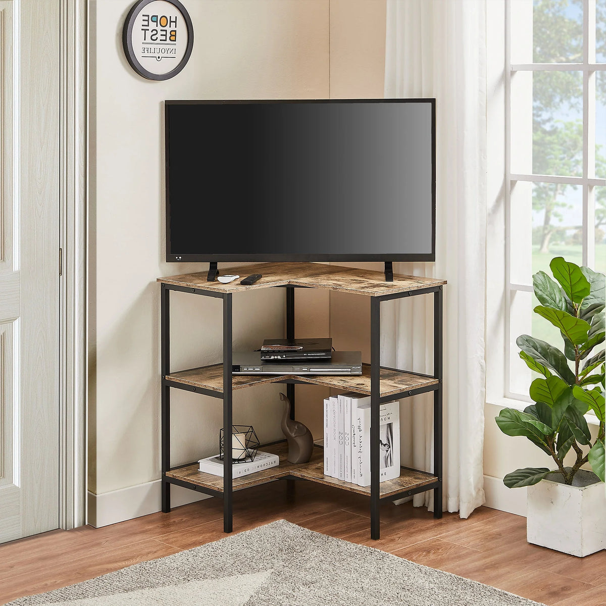 3 Tier L-Shaped Corner Shelf Q132060