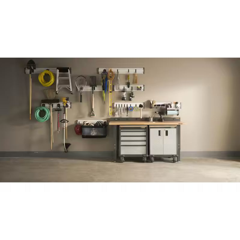 Adjustable Height Birch Top Workbench Y162795