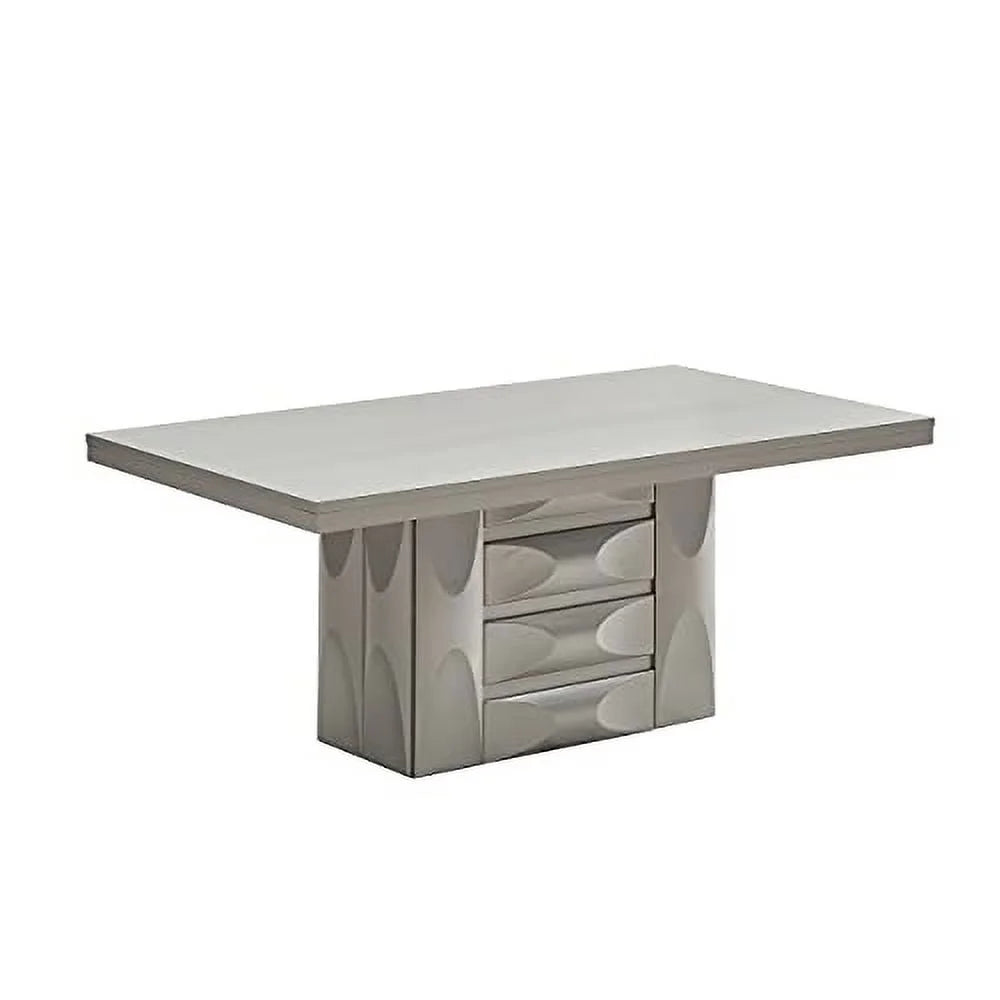 8-Piece Pedestal Wood Dining Set S4289