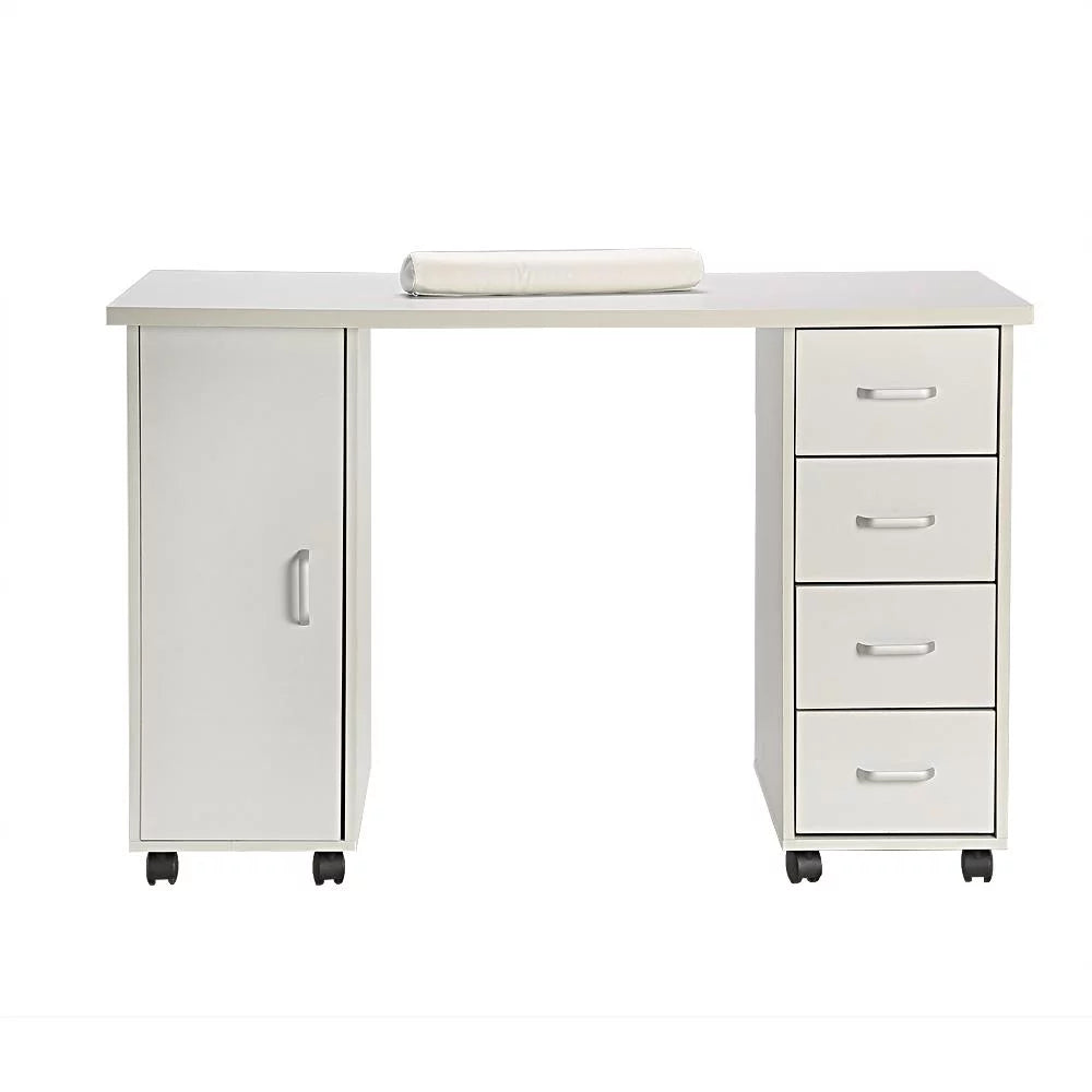 White Portable Manicure Table G863