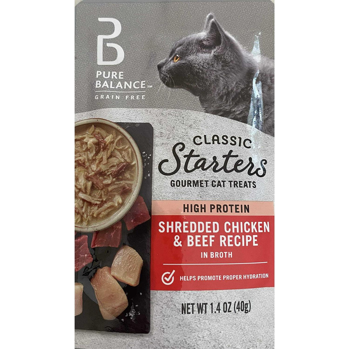 Shredded Chicken & Beef Broth Cat Treats R553