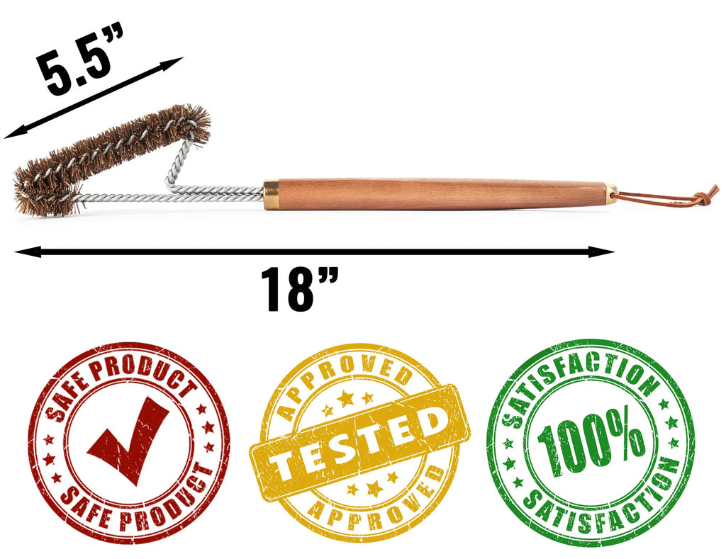 Palmyra Grill Brush with Wooden Handle C911688