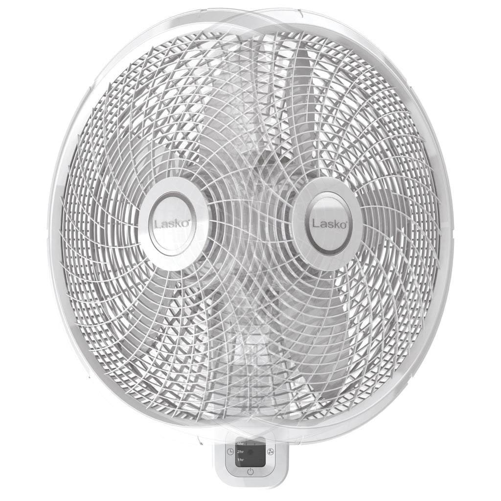 18 Oscillating Wall-Mount Fan with Remote Control P8741