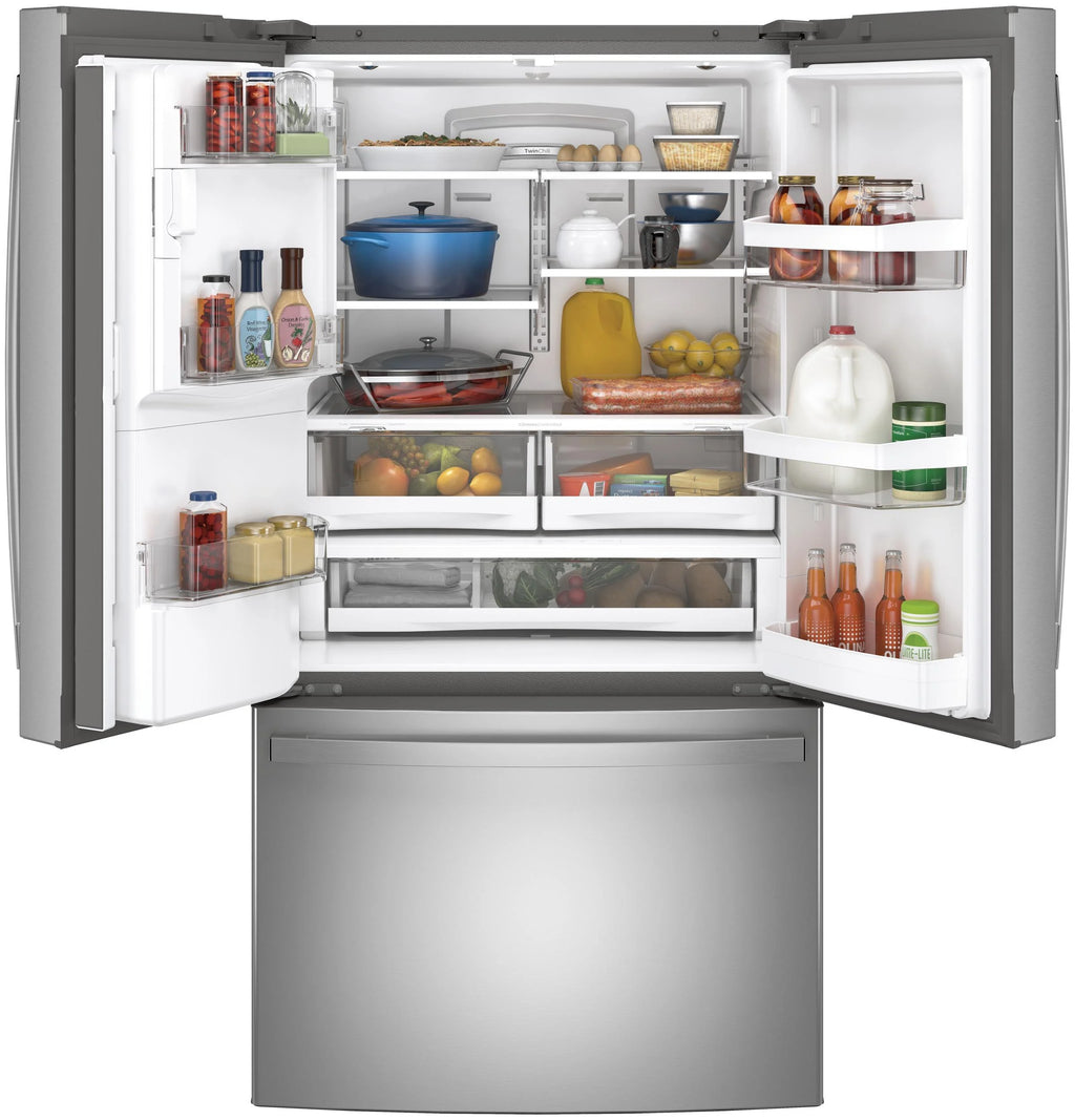 French Door Freestanding Refrigerator Stainless Steel F46531