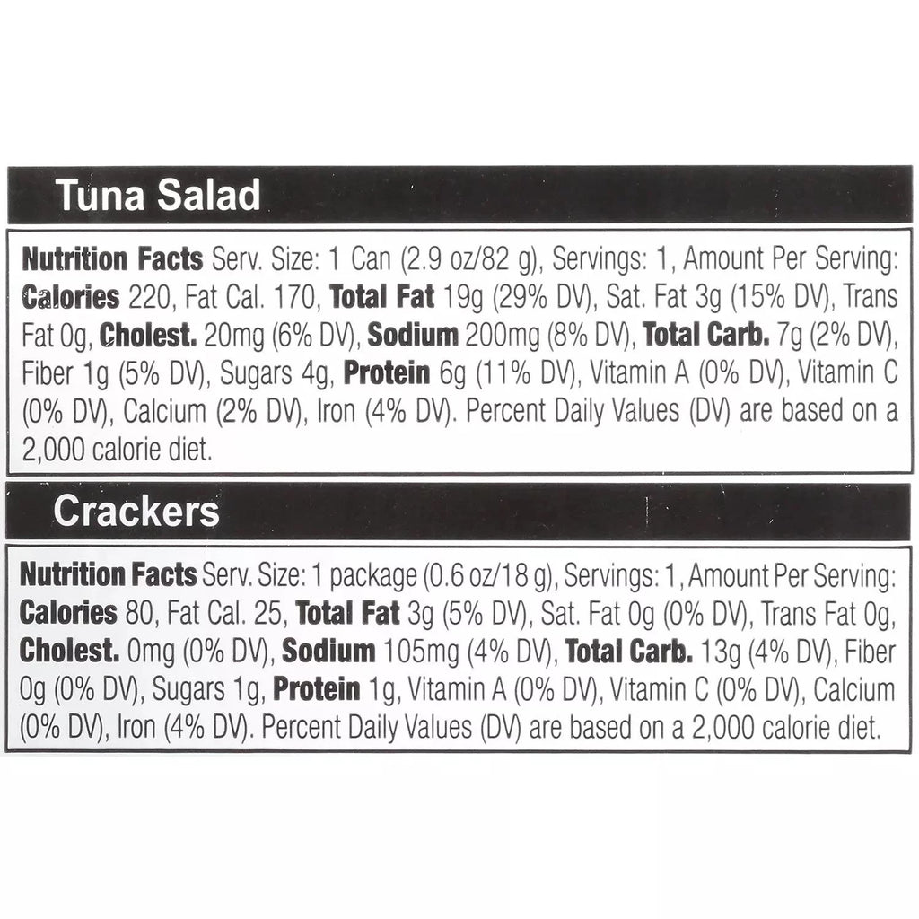 Tuna Salad Snack 9 pk. 3.5 oz. U794