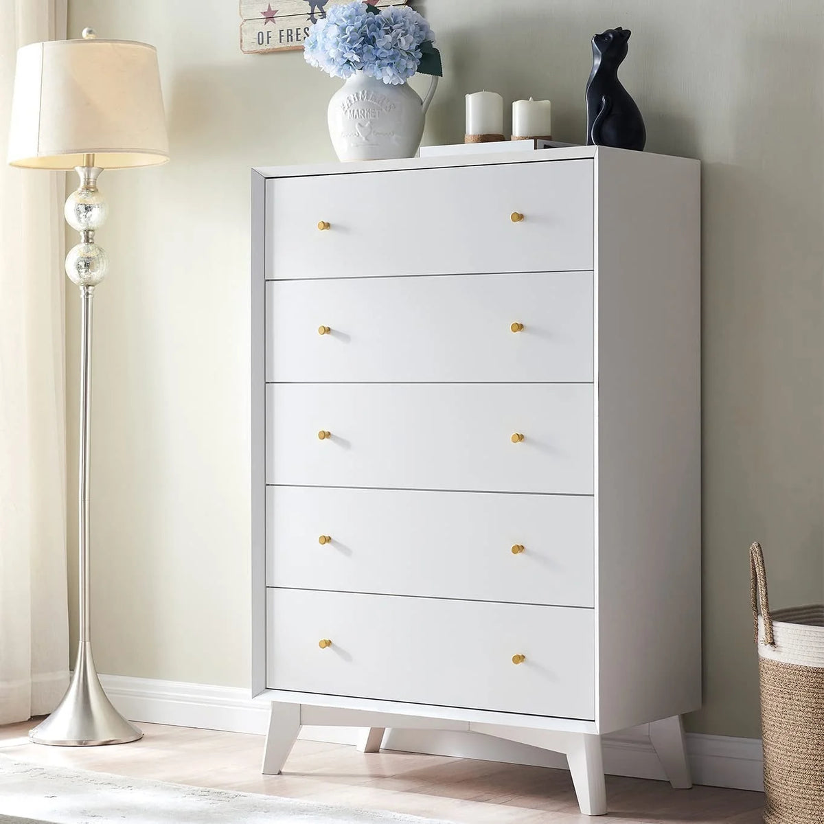 Mid Century Modern 6 Drawer Dresser Y51610