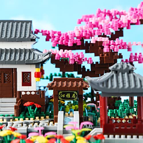 Cherry Blossom Tree Building Set with Lights 3320 Pcs X82677