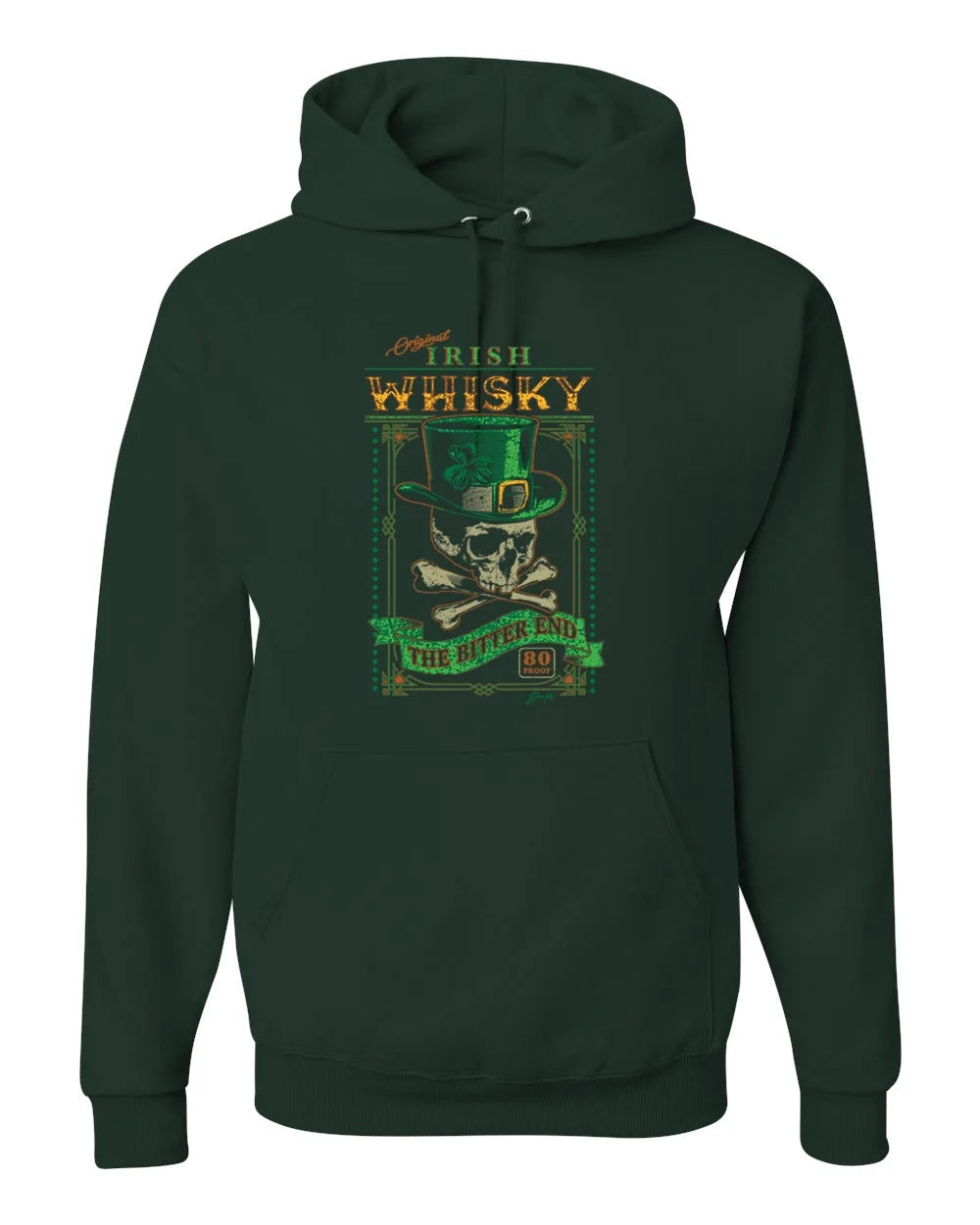 Forest Green Unisex Hoodie Sweatshirt E6383