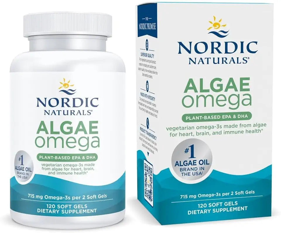120 Soft Gels 715 mg Omega-3 Vegan Algae Oil EPA & DHA H14673