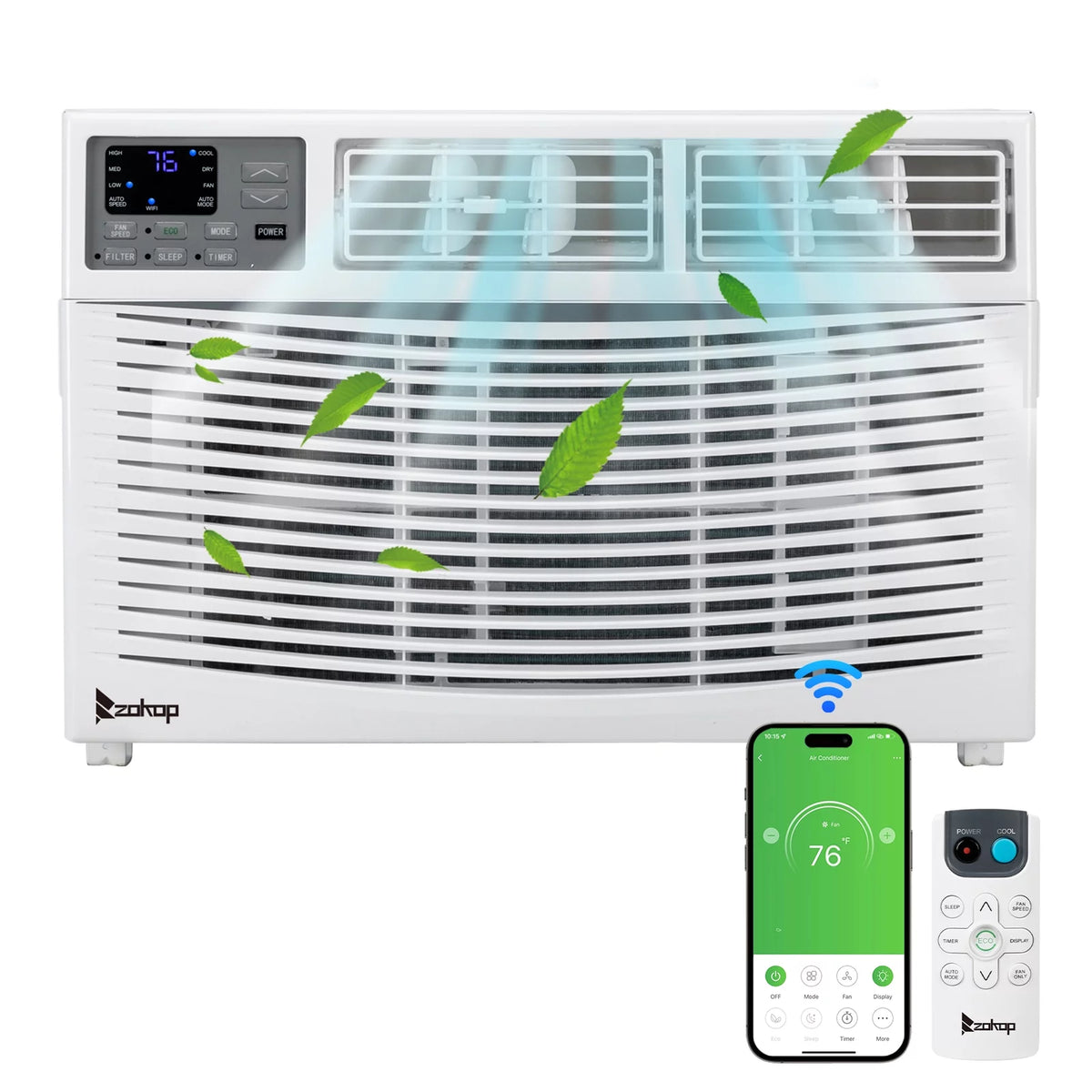 8,000 BTU White Window Air Conditioner U74142