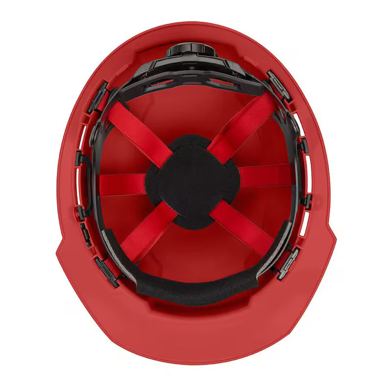 Red Type 1 Class E Front Brim Non-Vented Hard Hat 10-Pack B24144