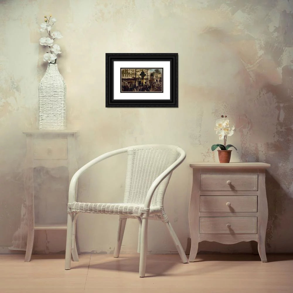 Black Ornate Wood Framed Museum Art Print Q9984