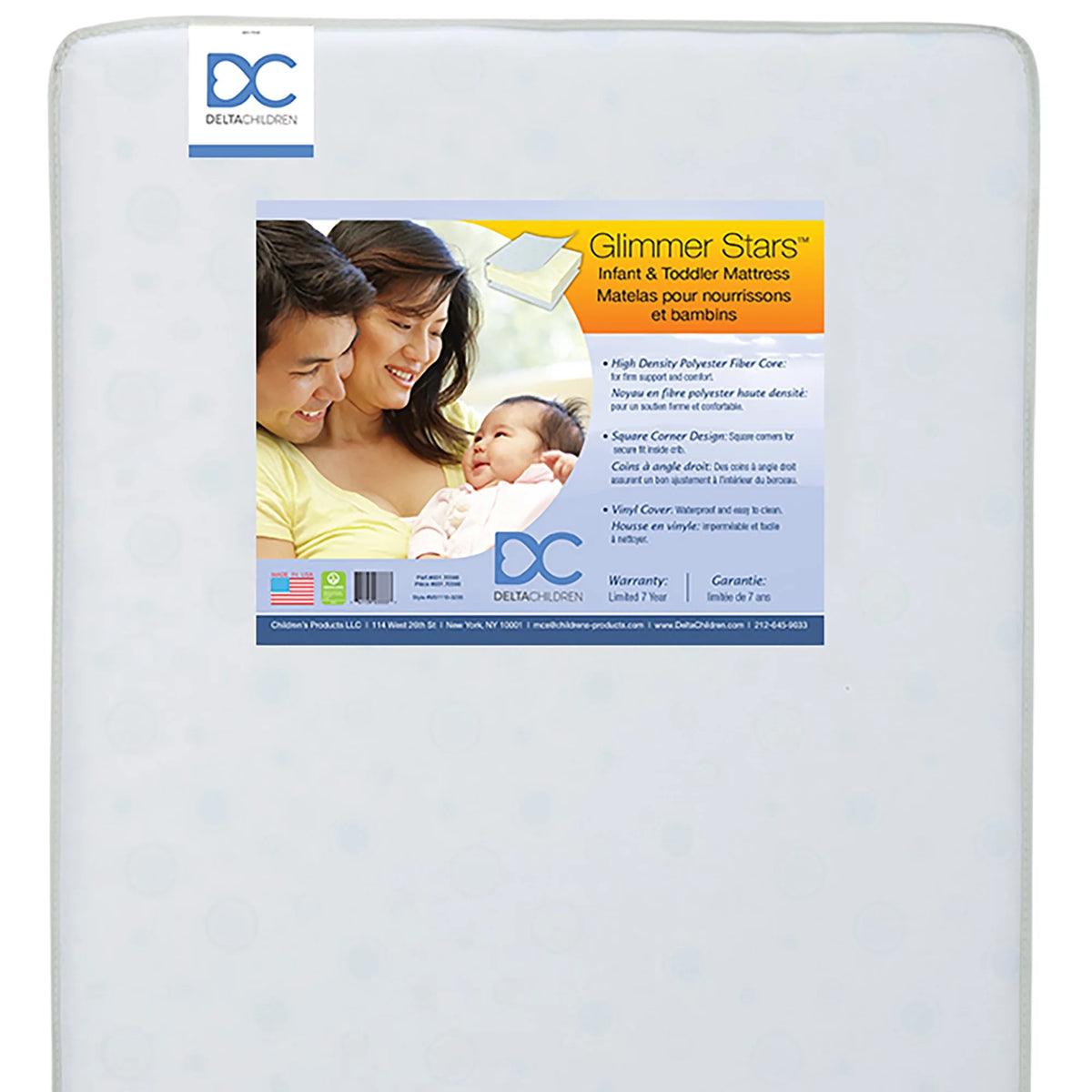 5.5 Dual Sided Crib & Toddler Mattress P58369