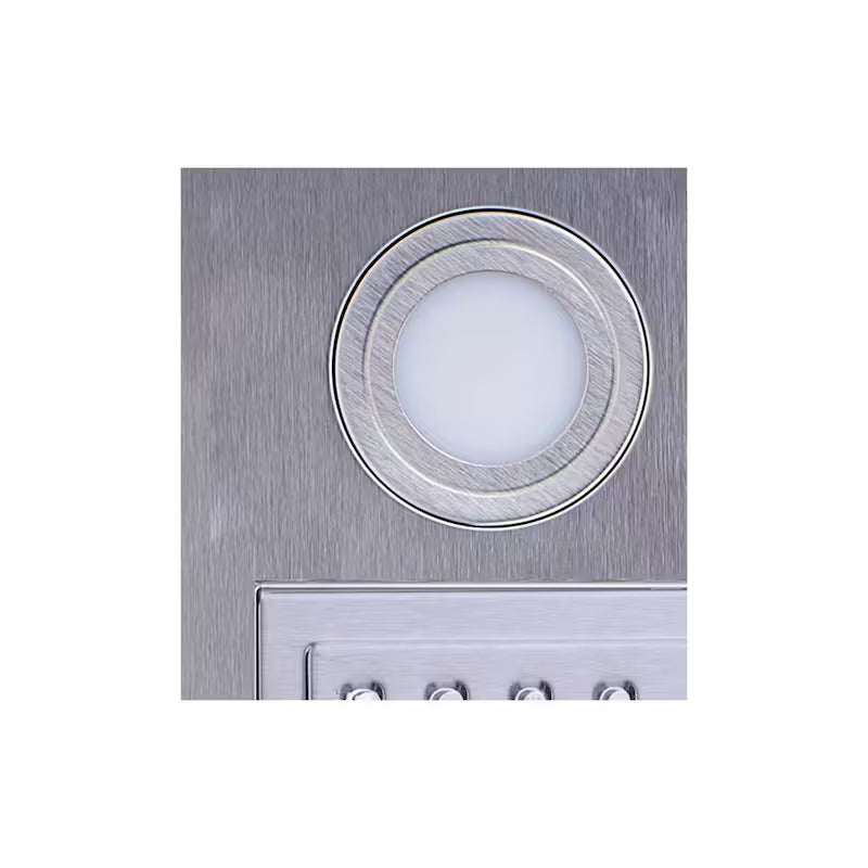 36 in. 350CFM Convertible T-Shape Wall Mount Range Hood in Stainless Steel with Charcoal Filters and LED Lighting F865024