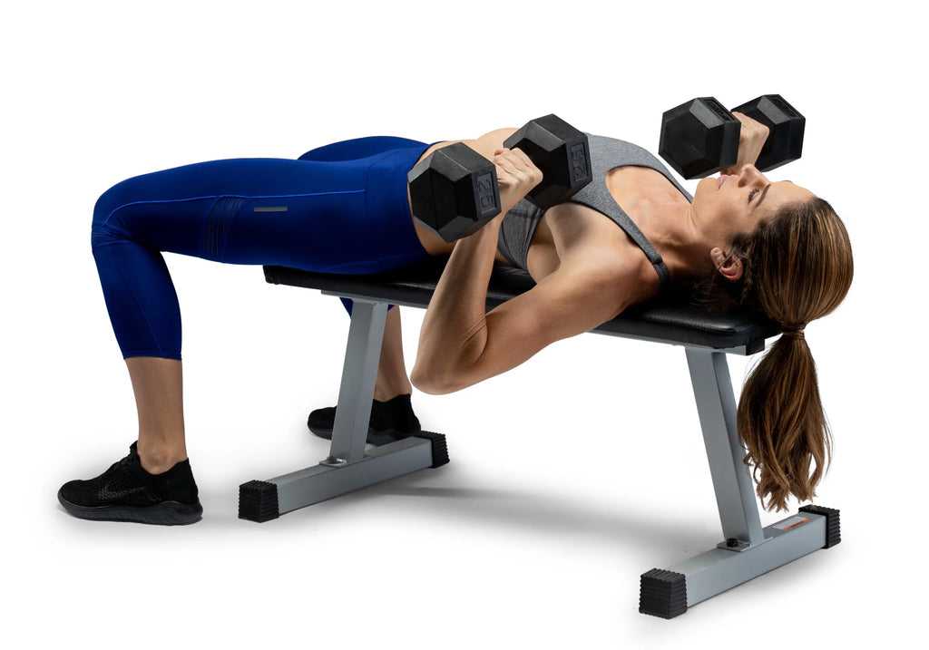 Rubber Hex Dumbbell 45 lbs O70147