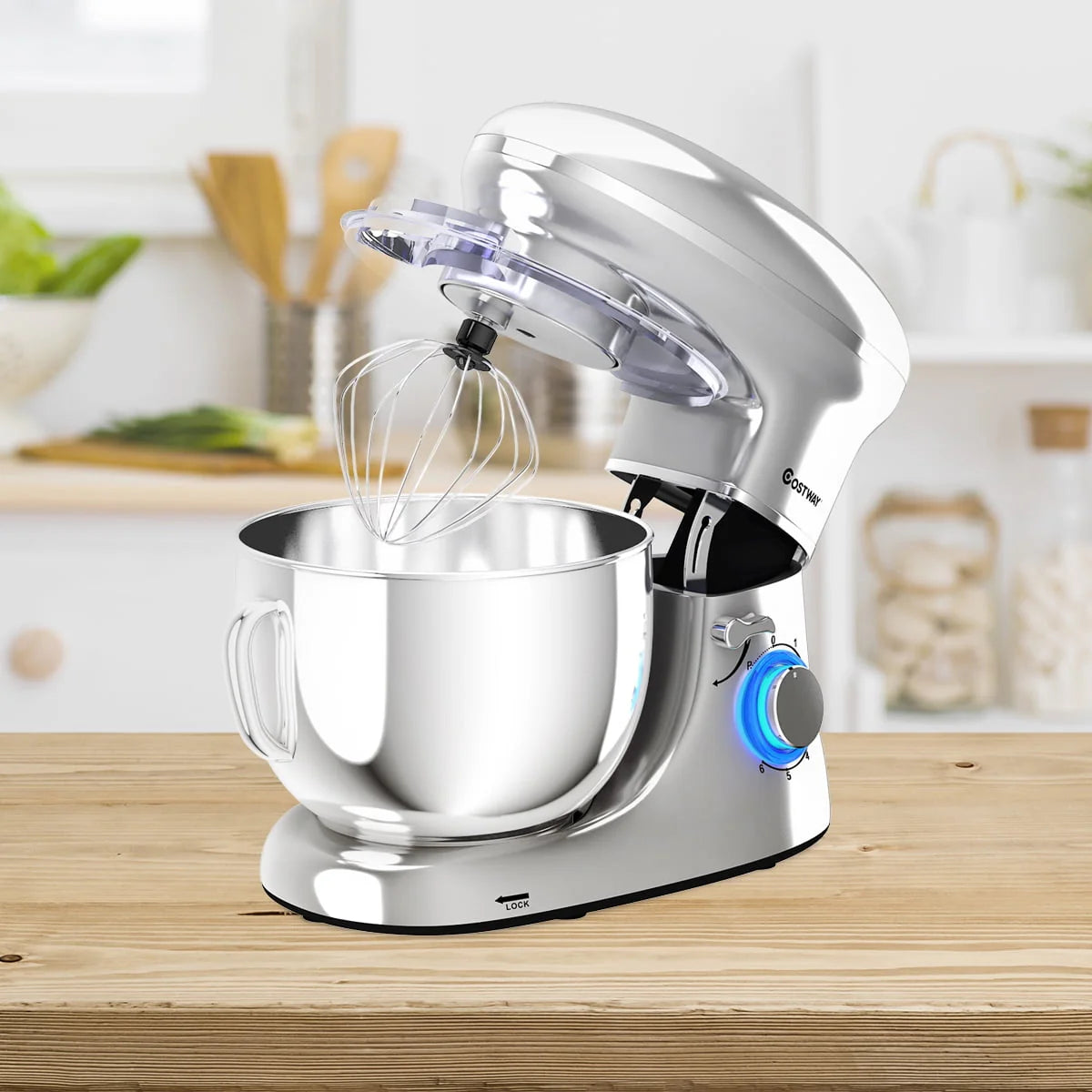 Tilt-Head Stand Mixer 7.5 Qt 6 Speed 660W Red G40274