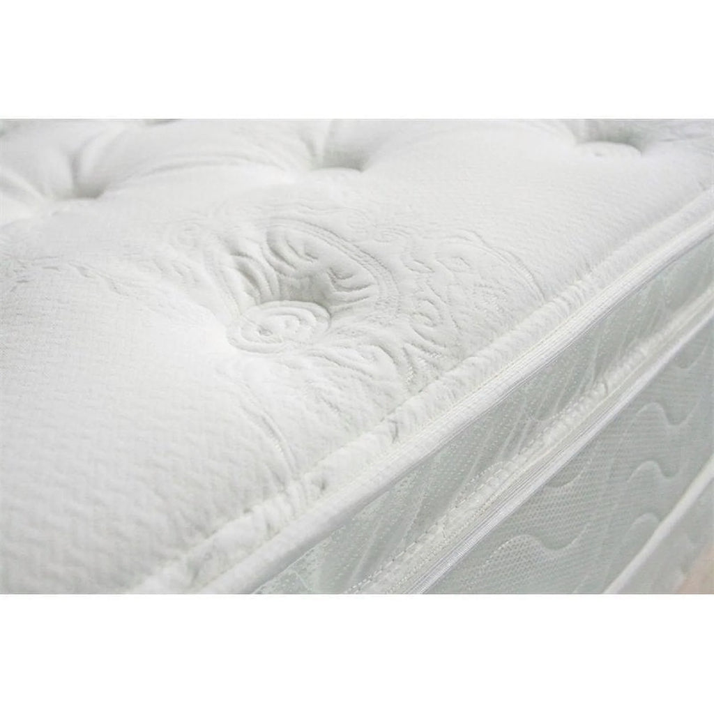 White Quilted Euro Top Queen Mattress H860