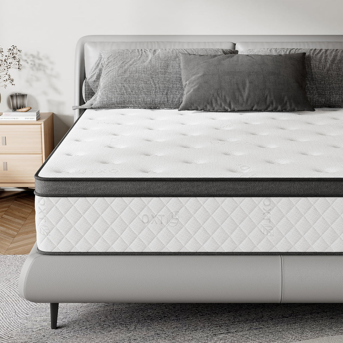 12 Inch Medium Firm Memory Foam Hybrid Mattress A50014