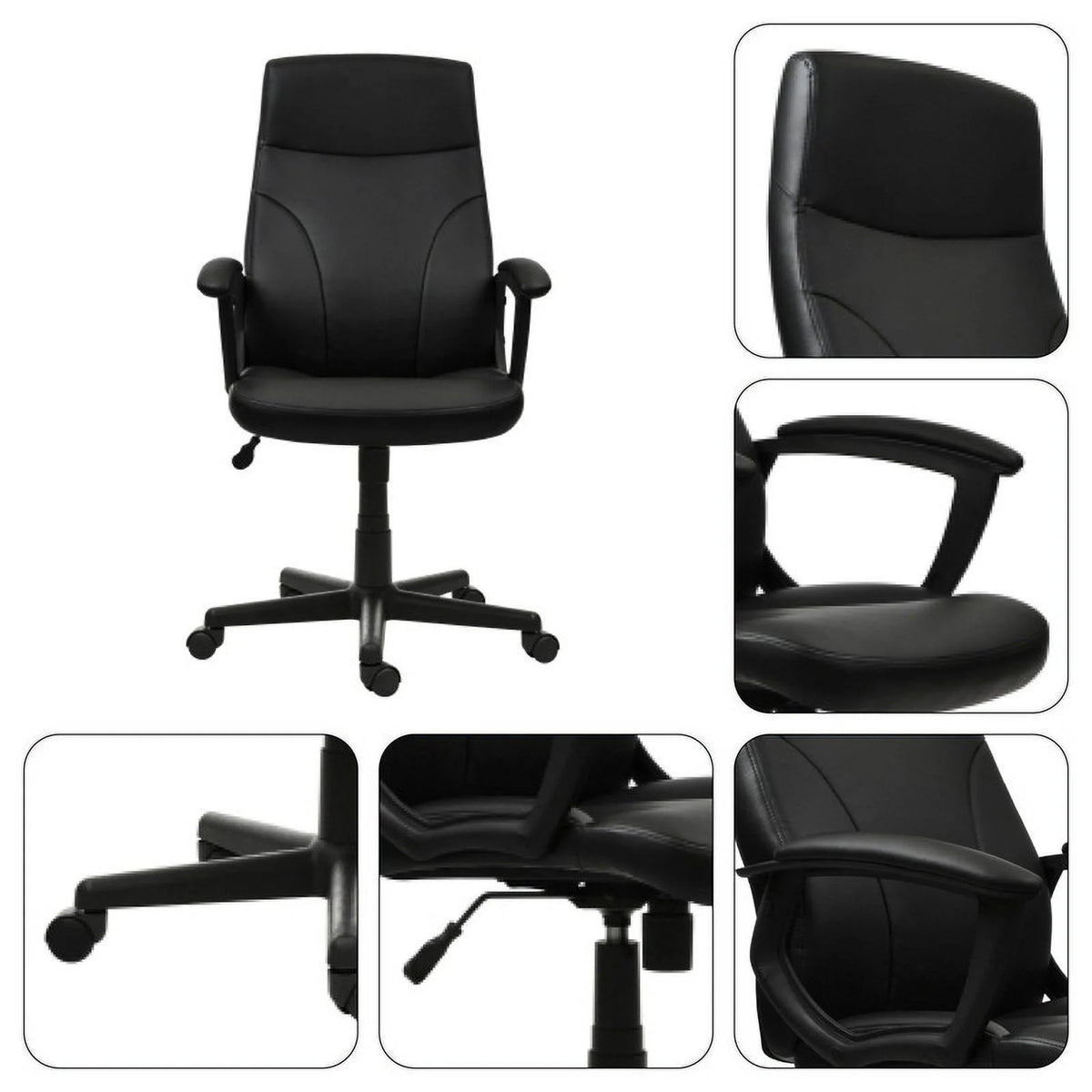 Black Nylon Mesh Office Chair R555757