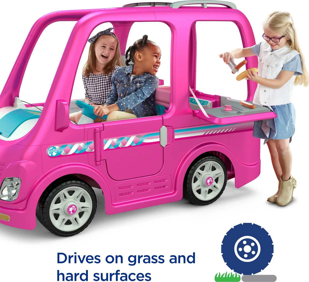 12V Battery-Powered Ride-On with Music Sounds & 14 Accessories H13136