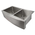 36 in. Stainless Steel Farmhouse Double Bowl Kitchen Sink C8826