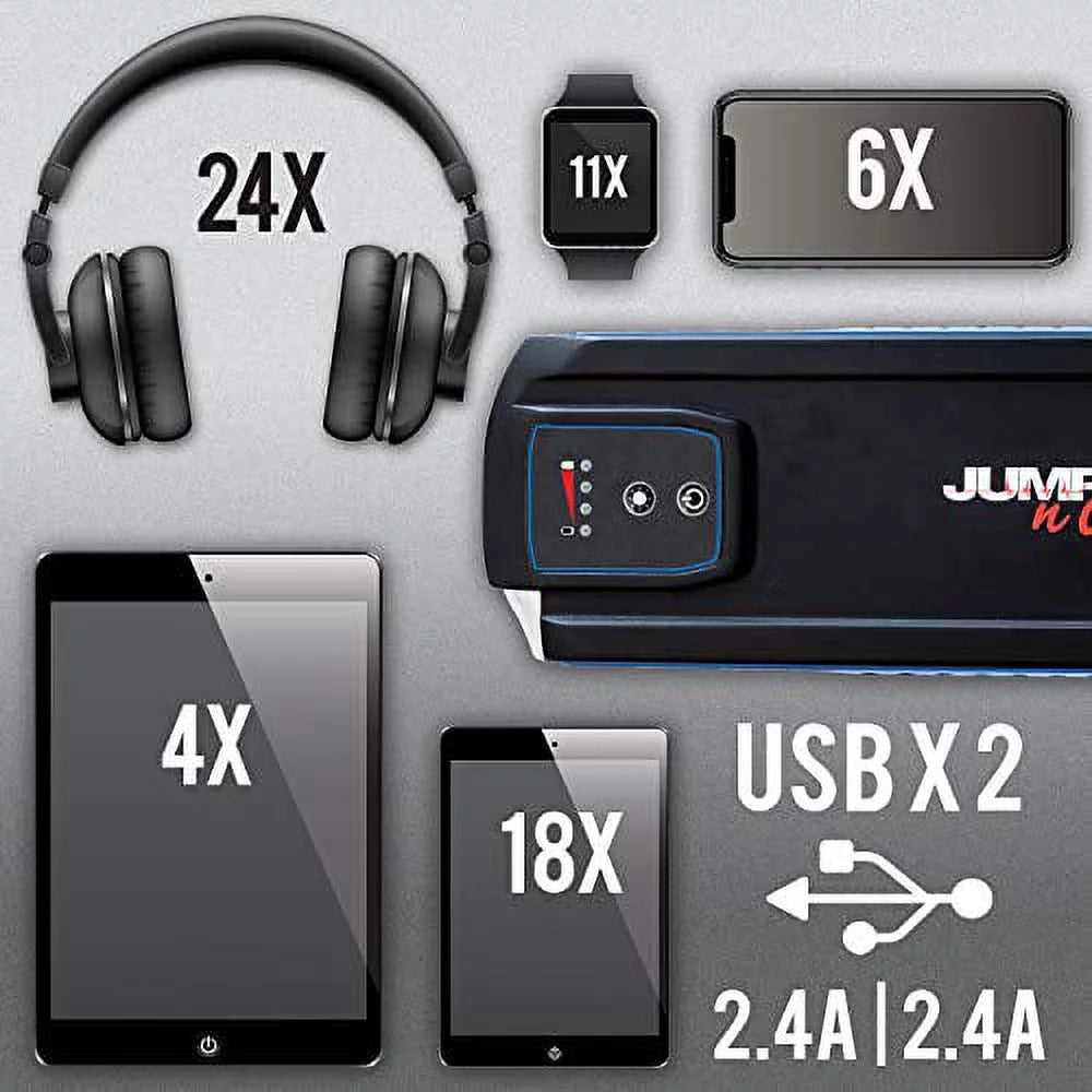 12V Lithium Jump Starter with 2 USB Ports Y16619