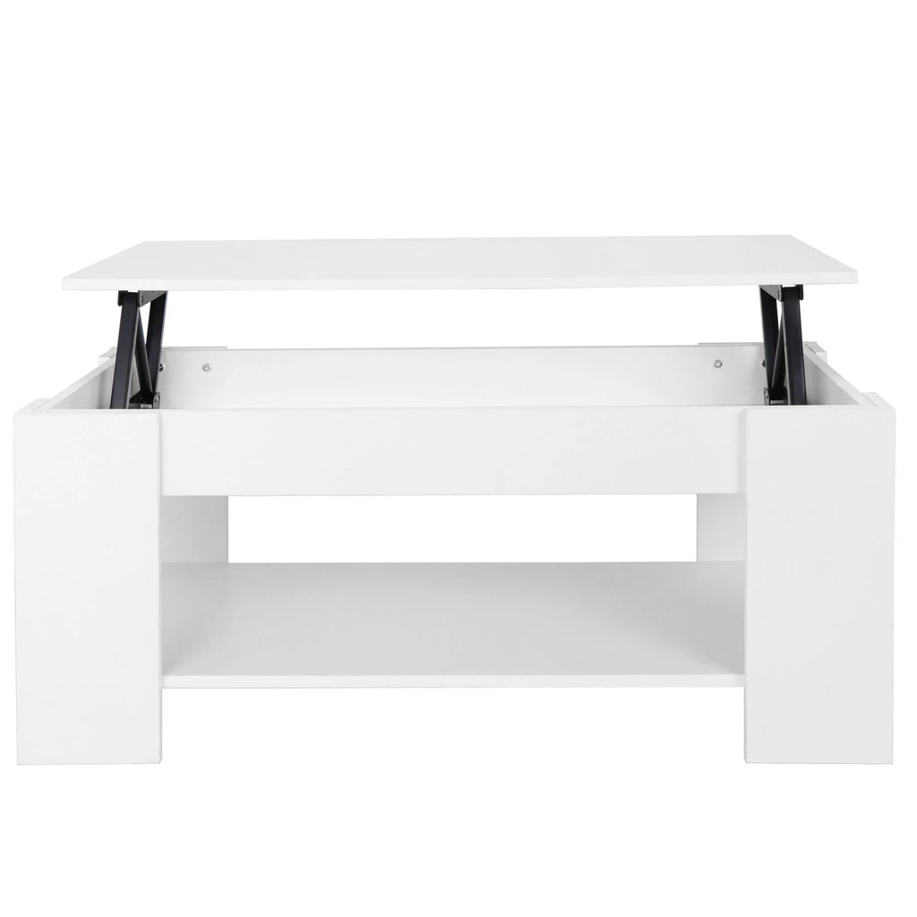 White Lift Up Coffee Table G2097