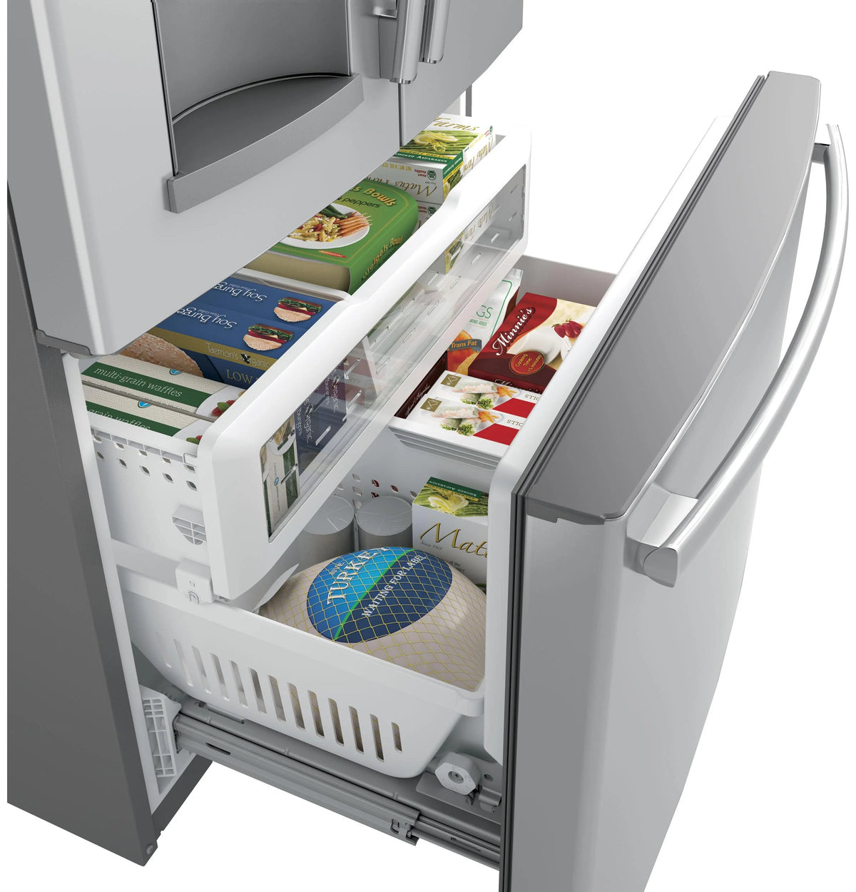 French Door Freestanding Refrigerator Stainless Steel F46531