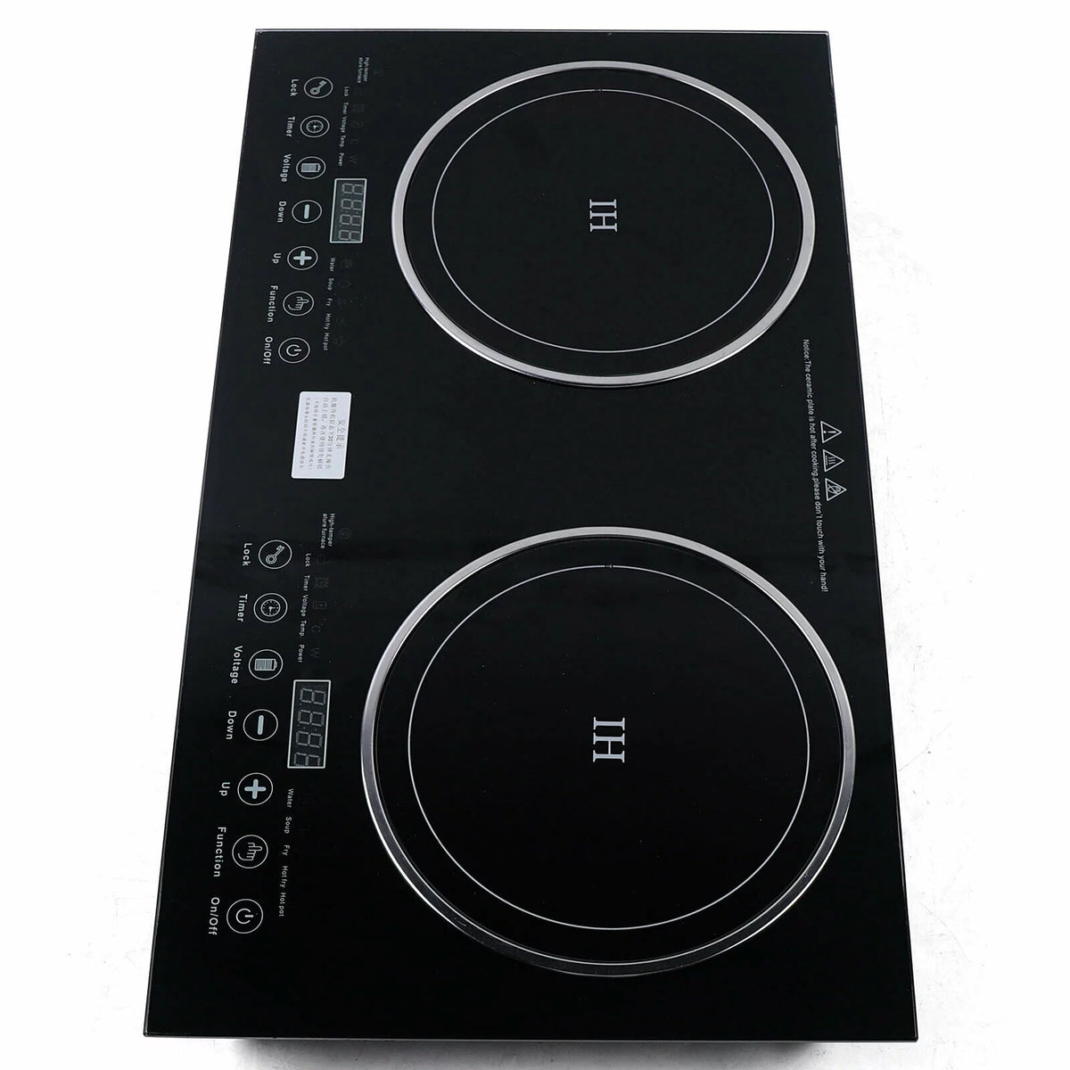 Electric Induction Cooker 2 Burners Cooktop Stove C5175