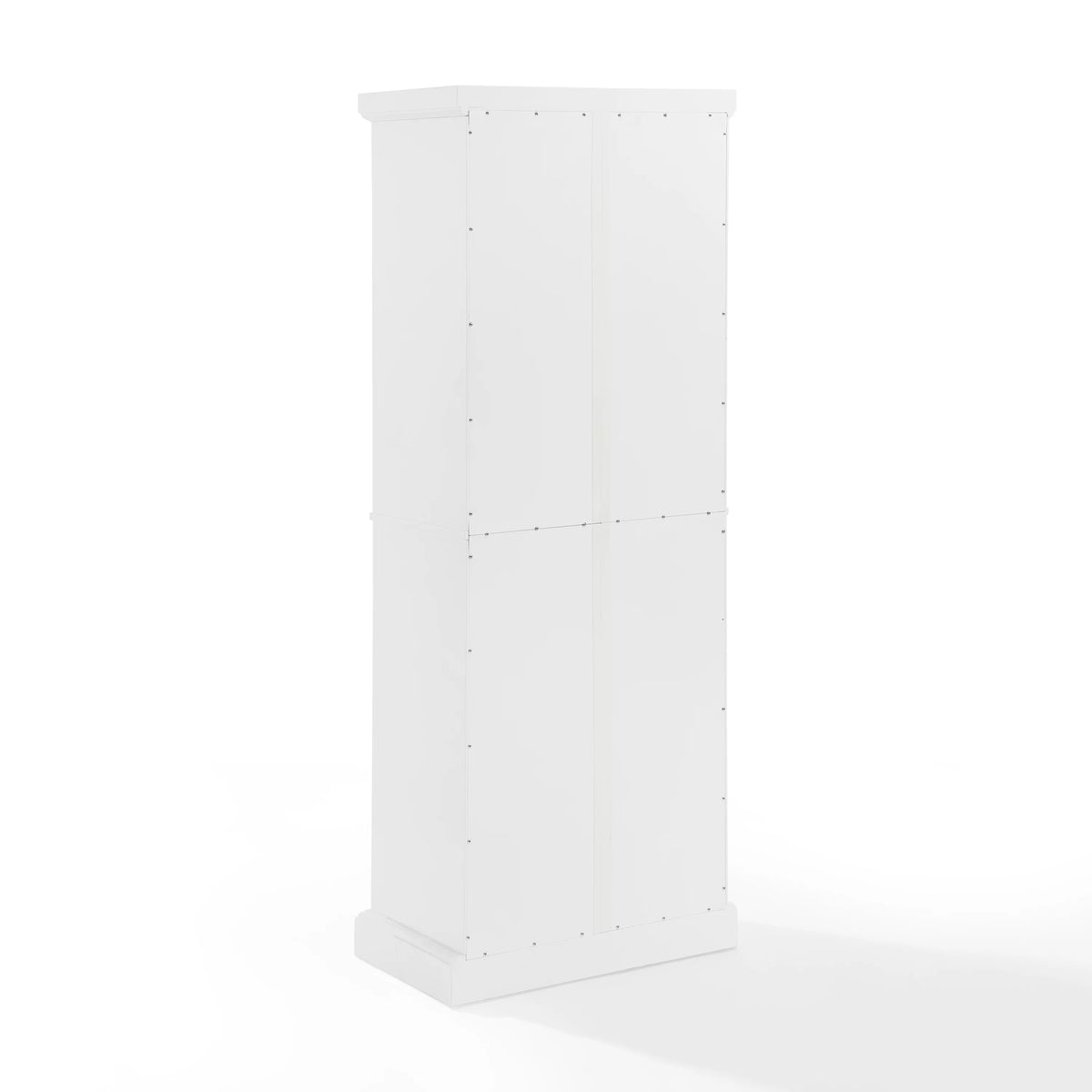 Distressed White Black Wood Pantry Y664
