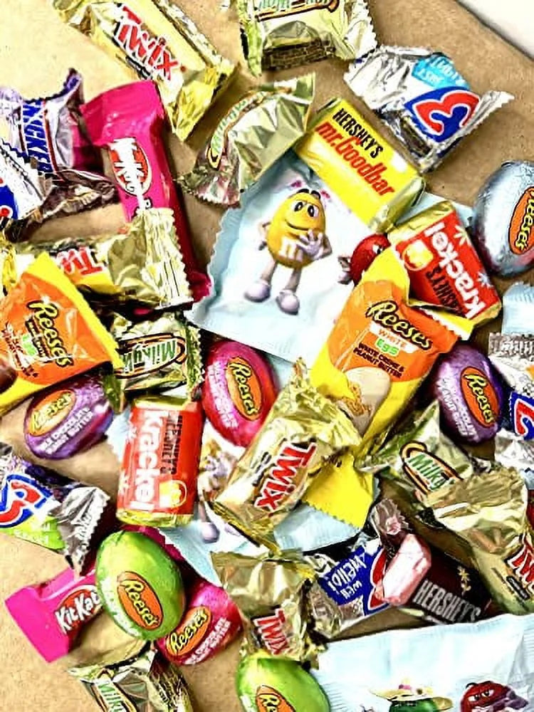 Pre Filled Chocolate Candy Plastic Easter Eggs (100) E743