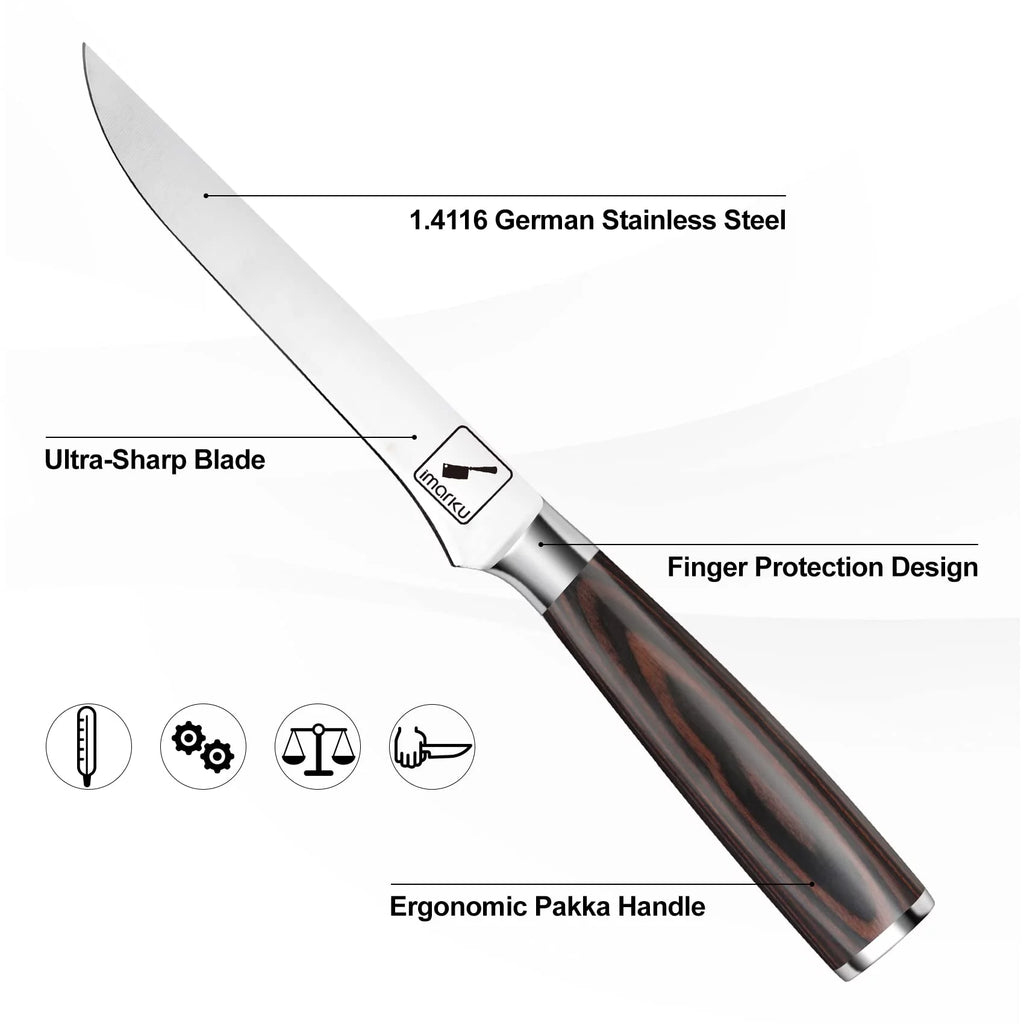 6-Inch High Carbon Stainless Steel Boning Knife F25200