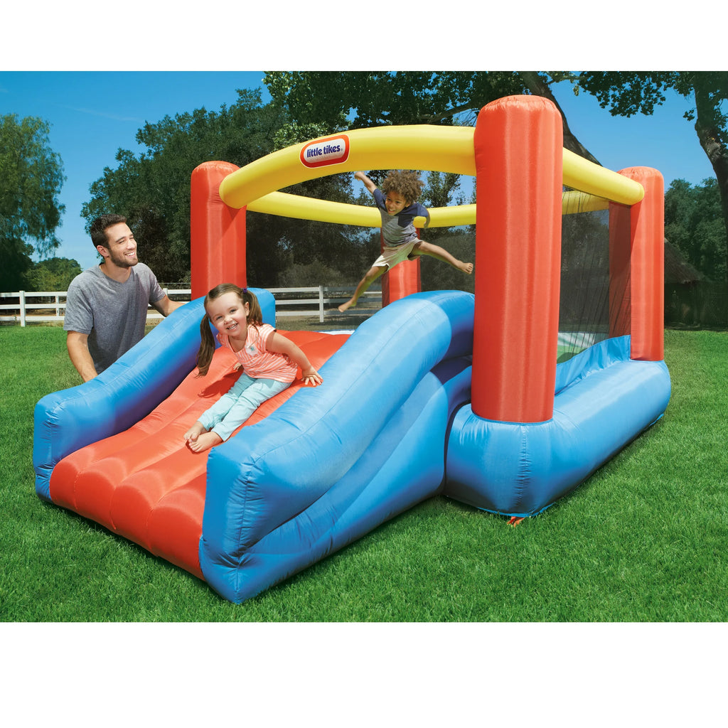 Inflatable Bounce House with Slide and Blower H580978