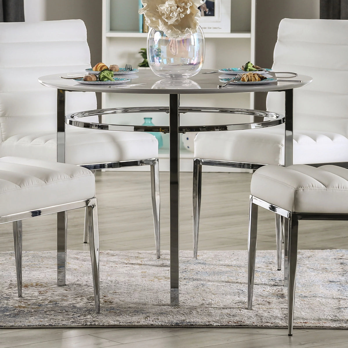 Contemporary Round Dining Table L9124