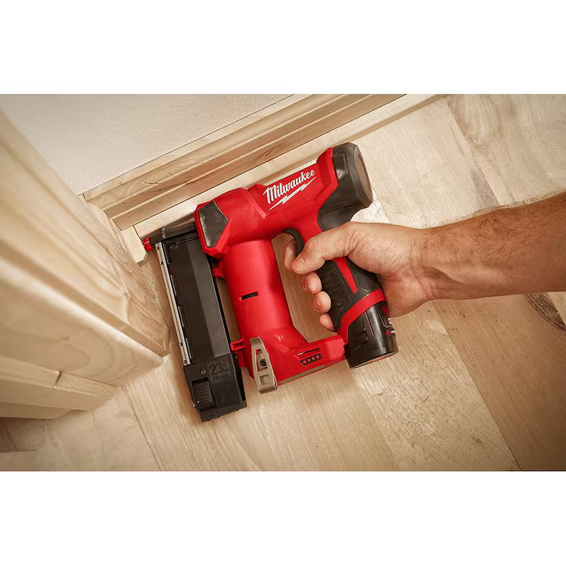 12-Volt 23-Gauge Cordless Pin Nailer with 6.0Ah and 3.0Ah Battery Packs Y150926