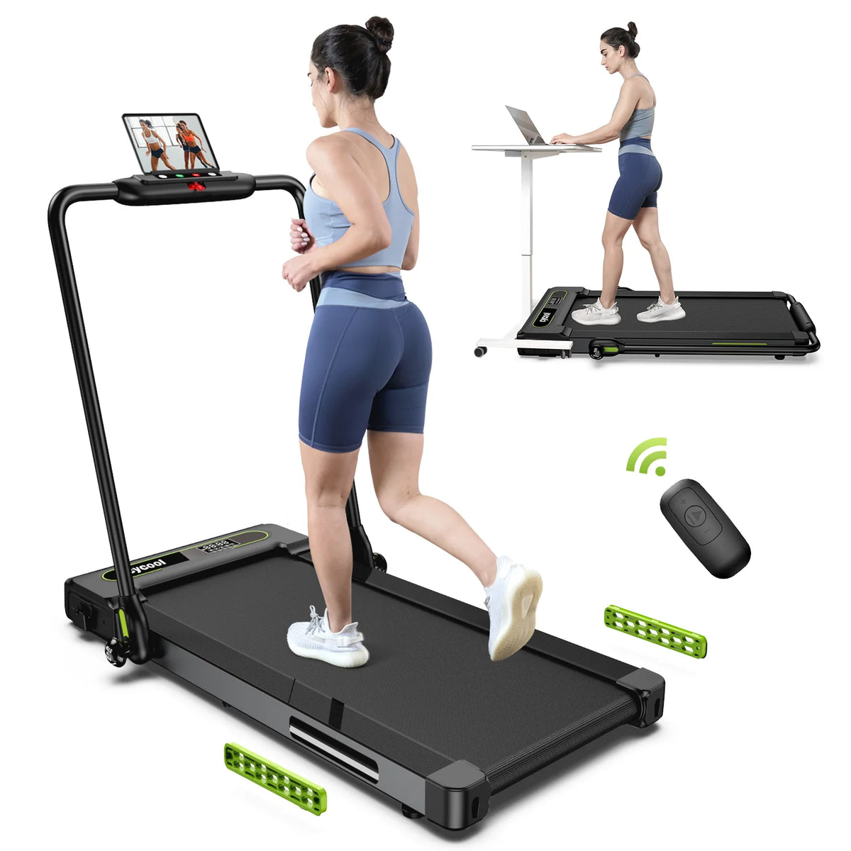 2.5HP Folding Treadmill with Display Screen S489