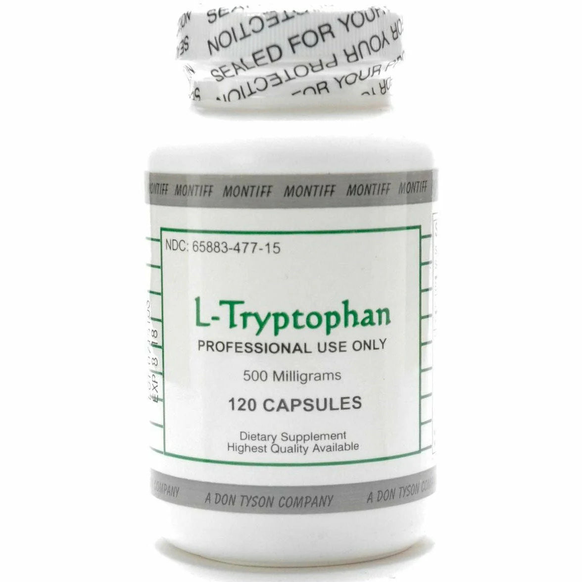L Tryptophan 500 mg 120 vcaps W2388