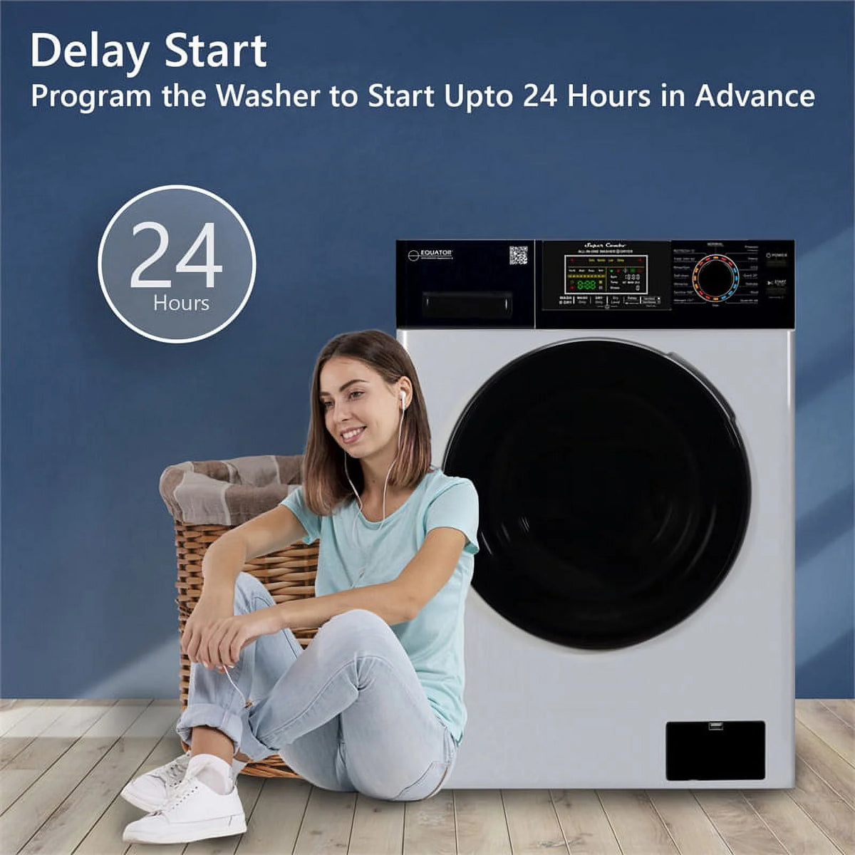 110V 18 lbs Combo Washer Dryer O6150
